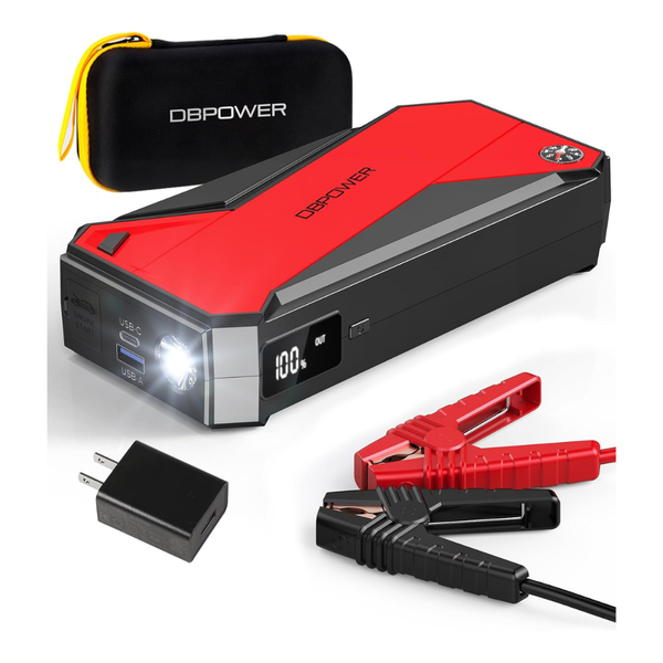 DBPower Peak 3000A 18000mAh 12V Portable Car Jump Starter