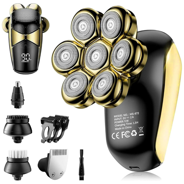 5-in-1 Mens Waterproof Electric Grooming Kit (3 Colors)