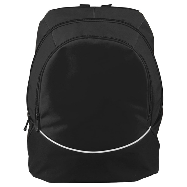Augusta Sportswear Large Tri-Color Backpack With 2 Zipper Pulls