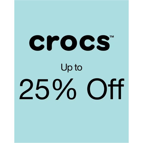 Up To 25% Off On Select Crocs Styles At DSW