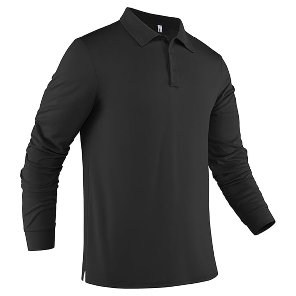Coofandy Men's Long Sleeve Polo Golf T-Shirts (Various)