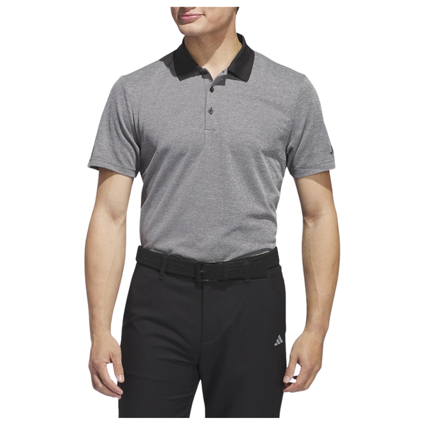 adidas Men's Performance Heathered Polo Shirt