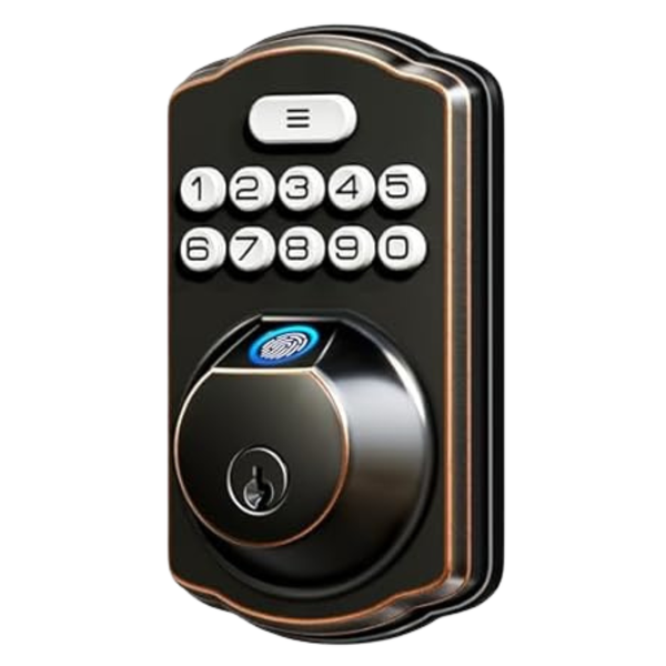 Veise Keyless Entry Auto Lock Fingerprint Door Lock (3 Colors)