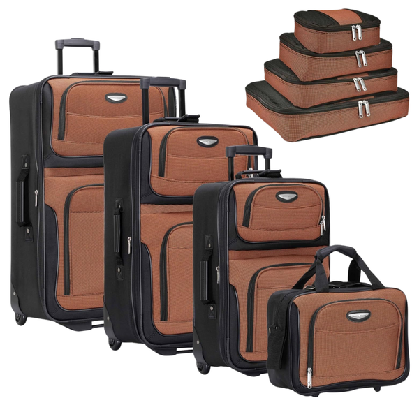 8-Piece Travel Select Amsterdam Expandable Rolling Luggage Set