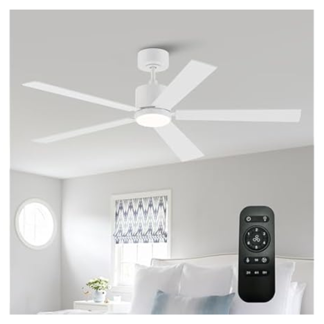 52" Ceiling Fans With Lights And Remote
