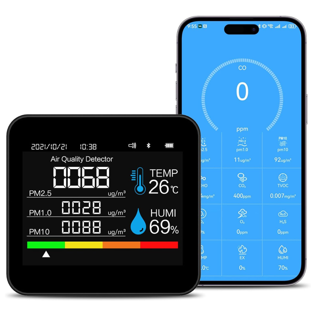 9-in-1 Indoor Air Quality Monitor