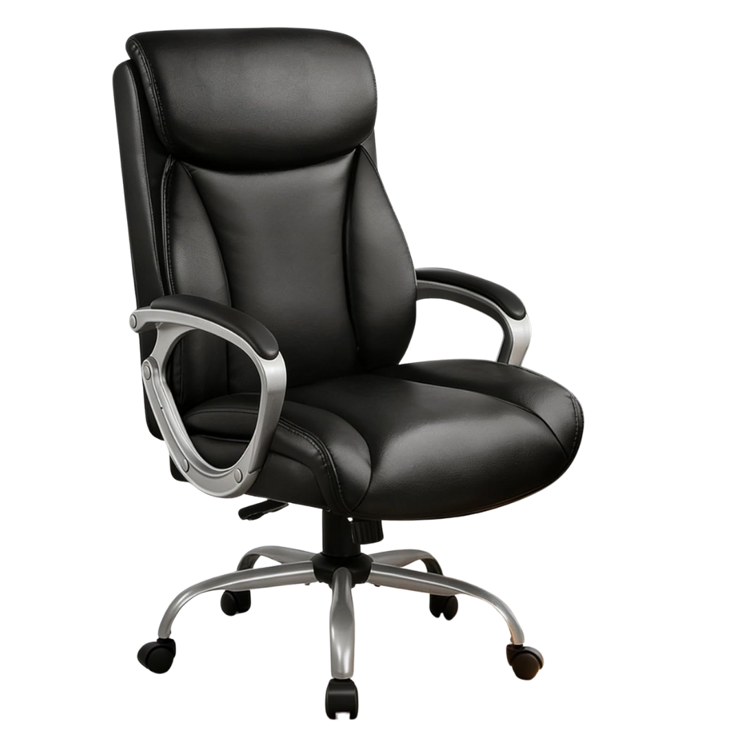 Comfy Back Support PU Leather Ergonomic Office Chair