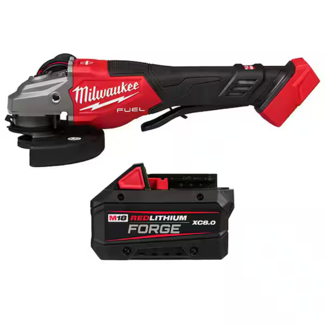 Milwaukee M18 FUEL 18-V Lith-Ion 4-1/2 in./6 in. Grinder W/ 8.0 Ah Battery