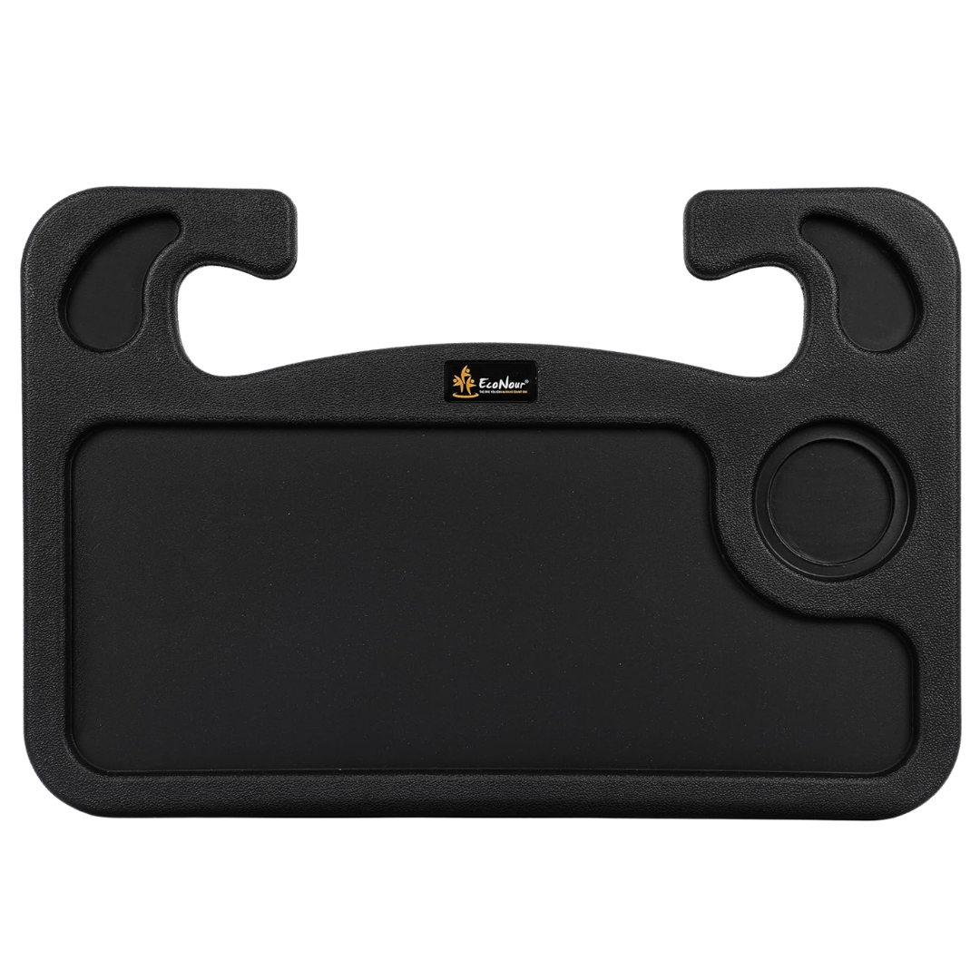 EcoNour 2 In 1 Car Steering Wheel Desk With Drinks Holder
