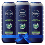 3-Pack 16.9-Oz Nivea Men's Maximum Hydration 3-In-1 Body Wash W/ Aloe Vera