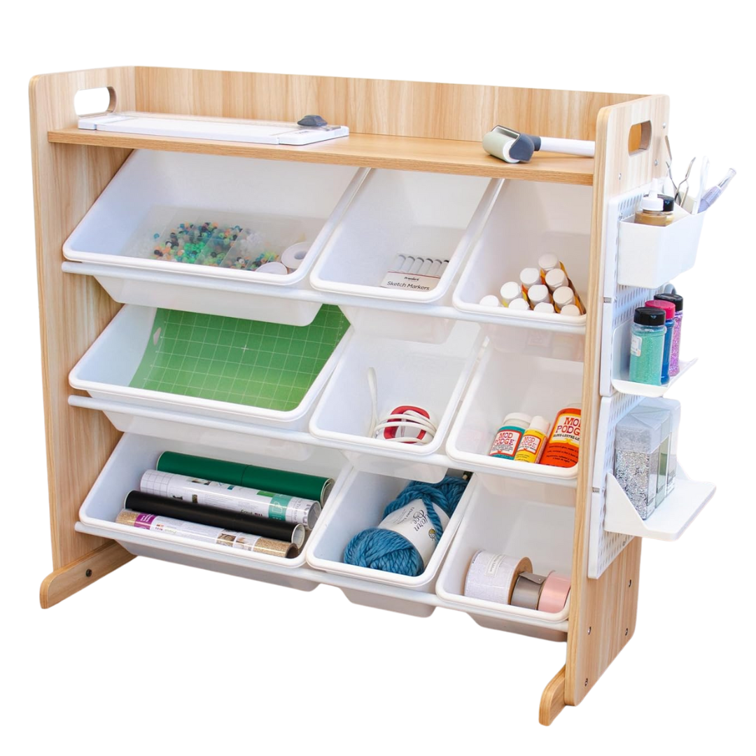 Humble Crew Toy and Book Storage Organizer With 9 Bins