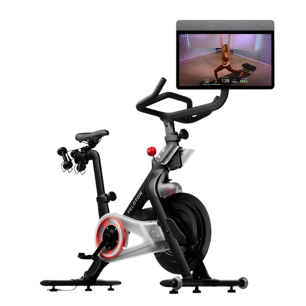 Peloton Indoor Exercise Cross Training Bike W/ Touchscreen & Speaker
