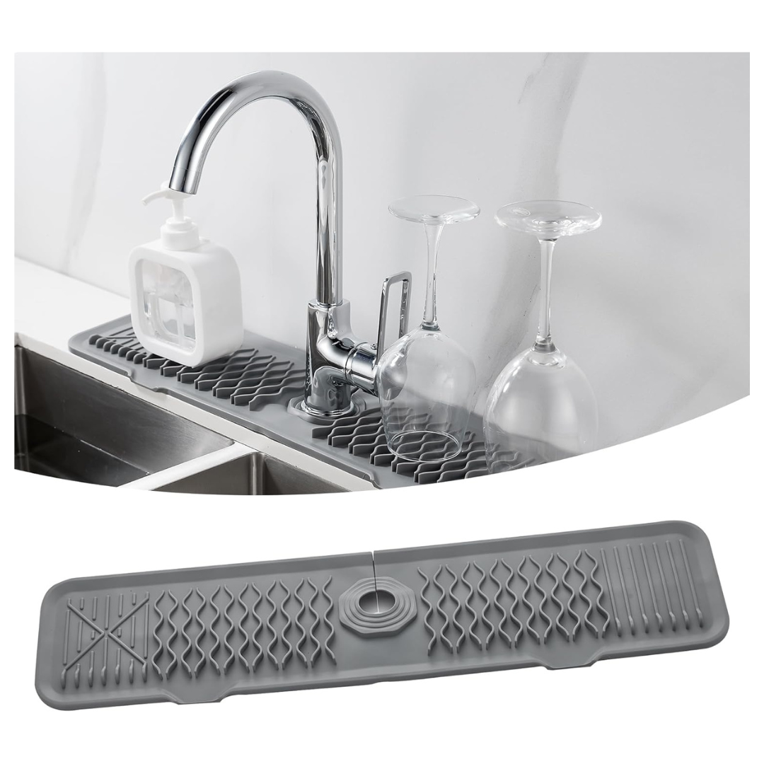 24 Inch Silicone Splash Sink Guard Drying Mat