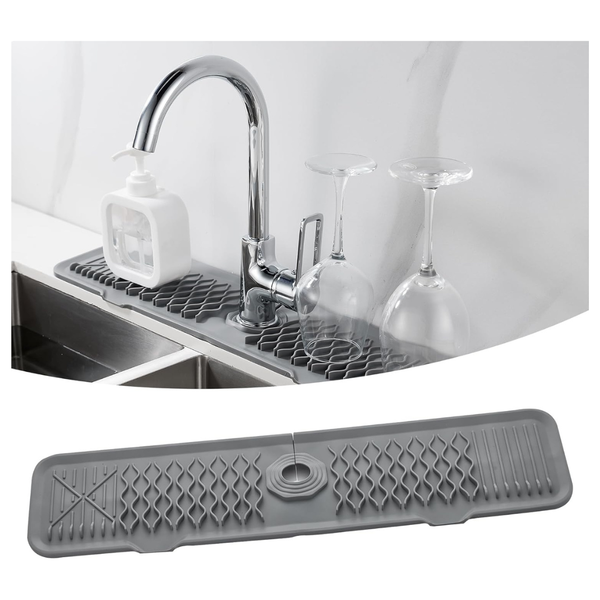 24 Inch Silicone Splash Sink Guard Drying Mat