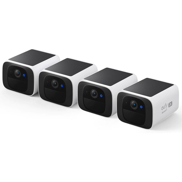 4-Pack eufy Security S220 SoloCam 2K Solar Wireless Outdoor Camera