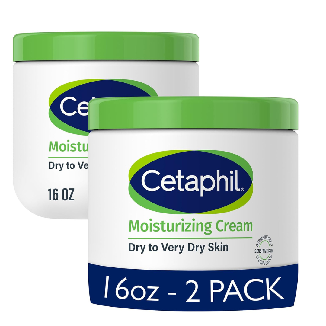 2-Pack 16-Oz Cetaphil Face & Body Hydrating Moisturizing Cream