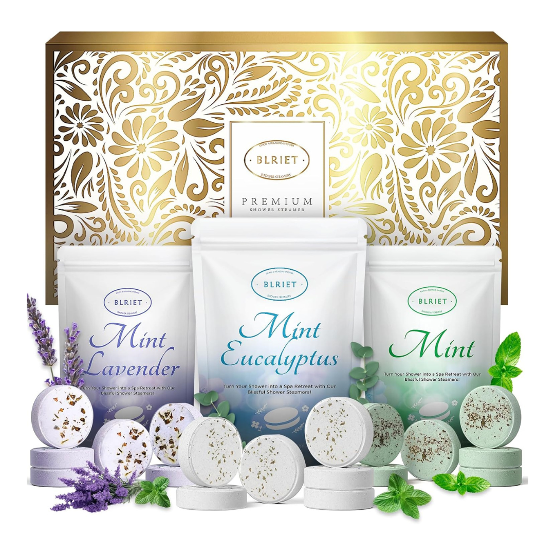 18-Pack Blriet Aromatherapy Shower Steamer Gift Set