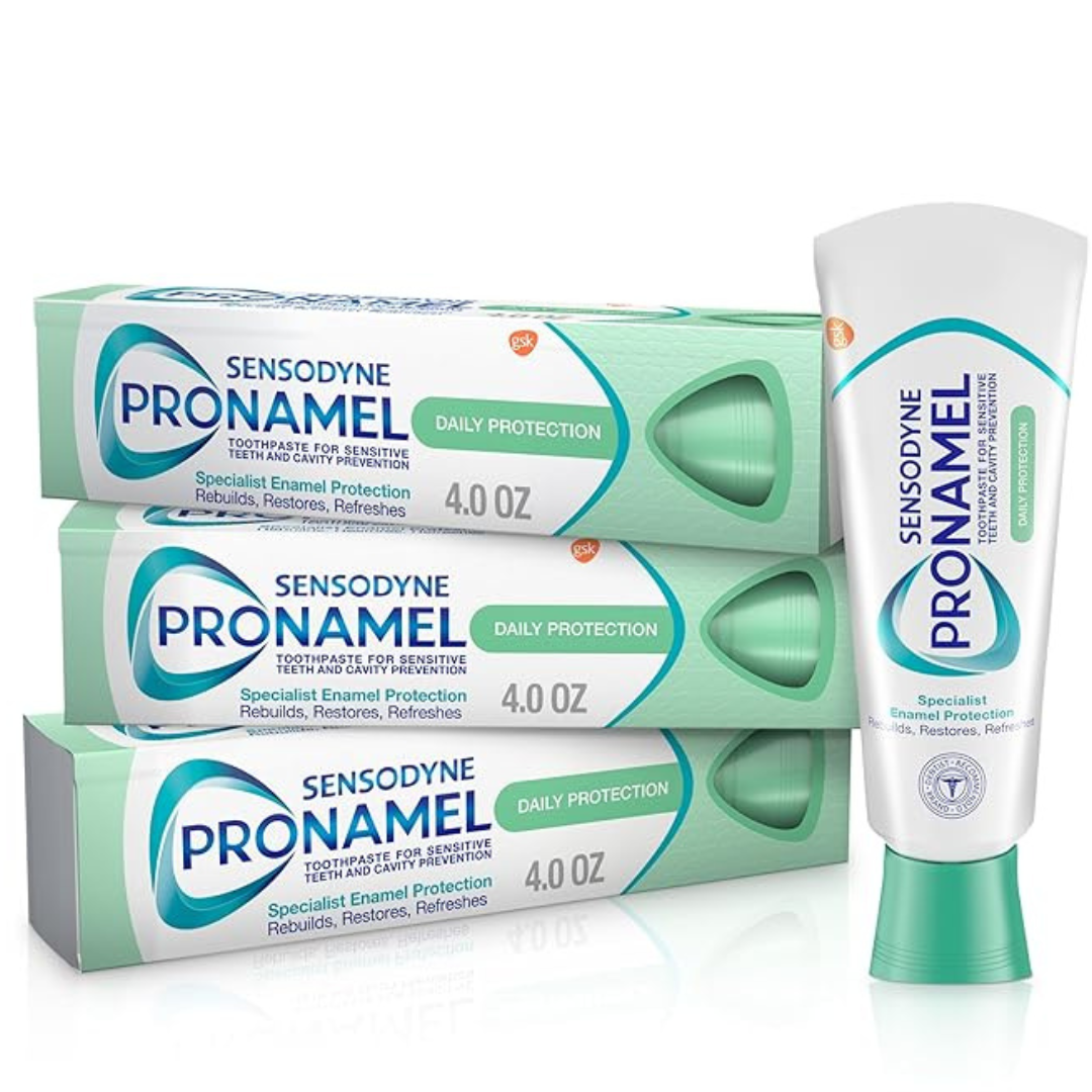 3-Pack 4-Oz Sensodyne Pronamel Daily Protection Enamel Toothpaste