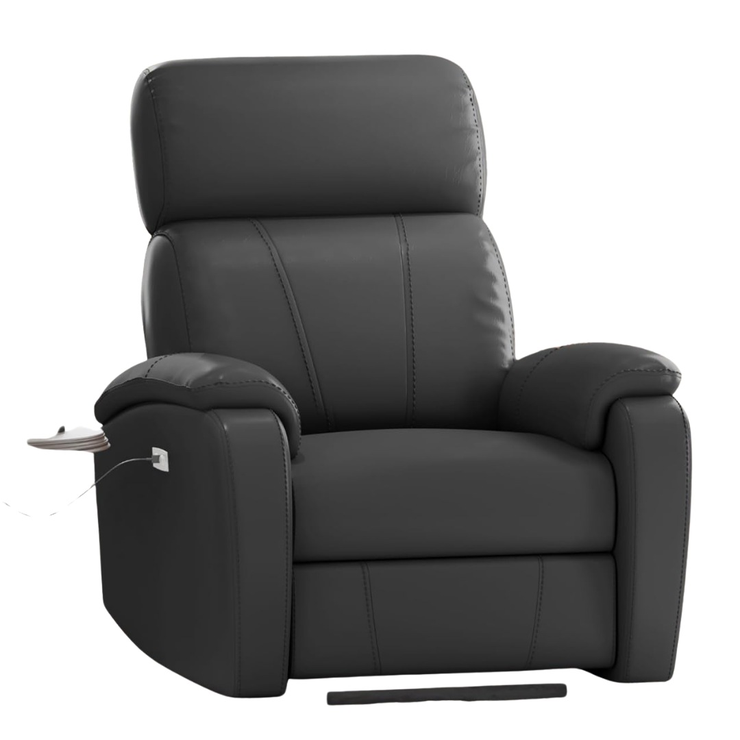 Power Recliner Leather Chair (2 Colors)