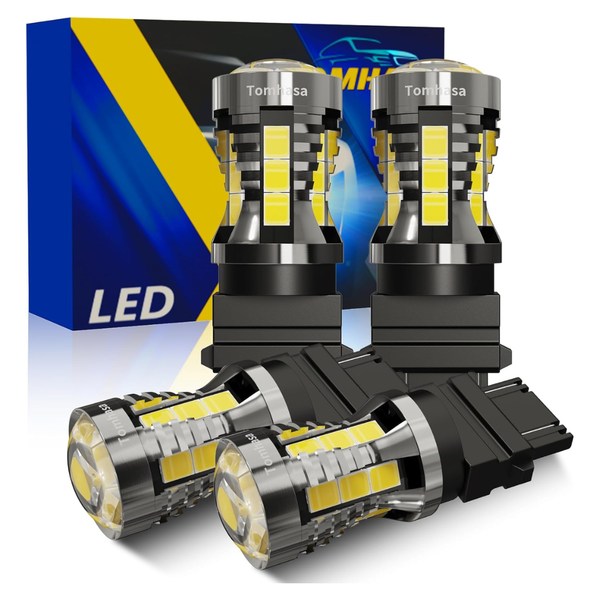 4-Pack Tomhasa 3157 LED Bulbs for Backup Reverse Light