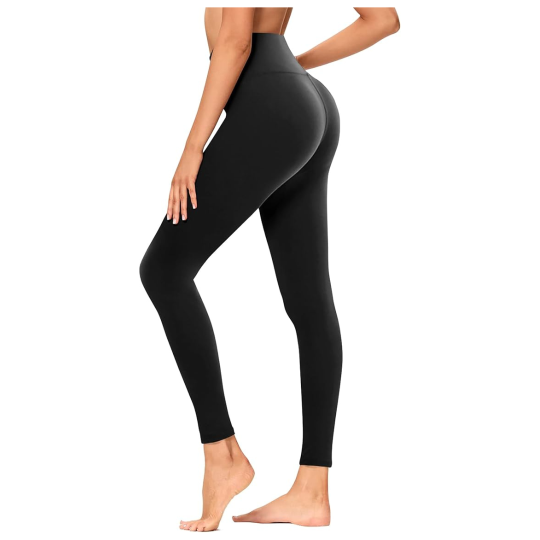 Women's Soft Opaque Slim Tummy Control High Waisted Leggings