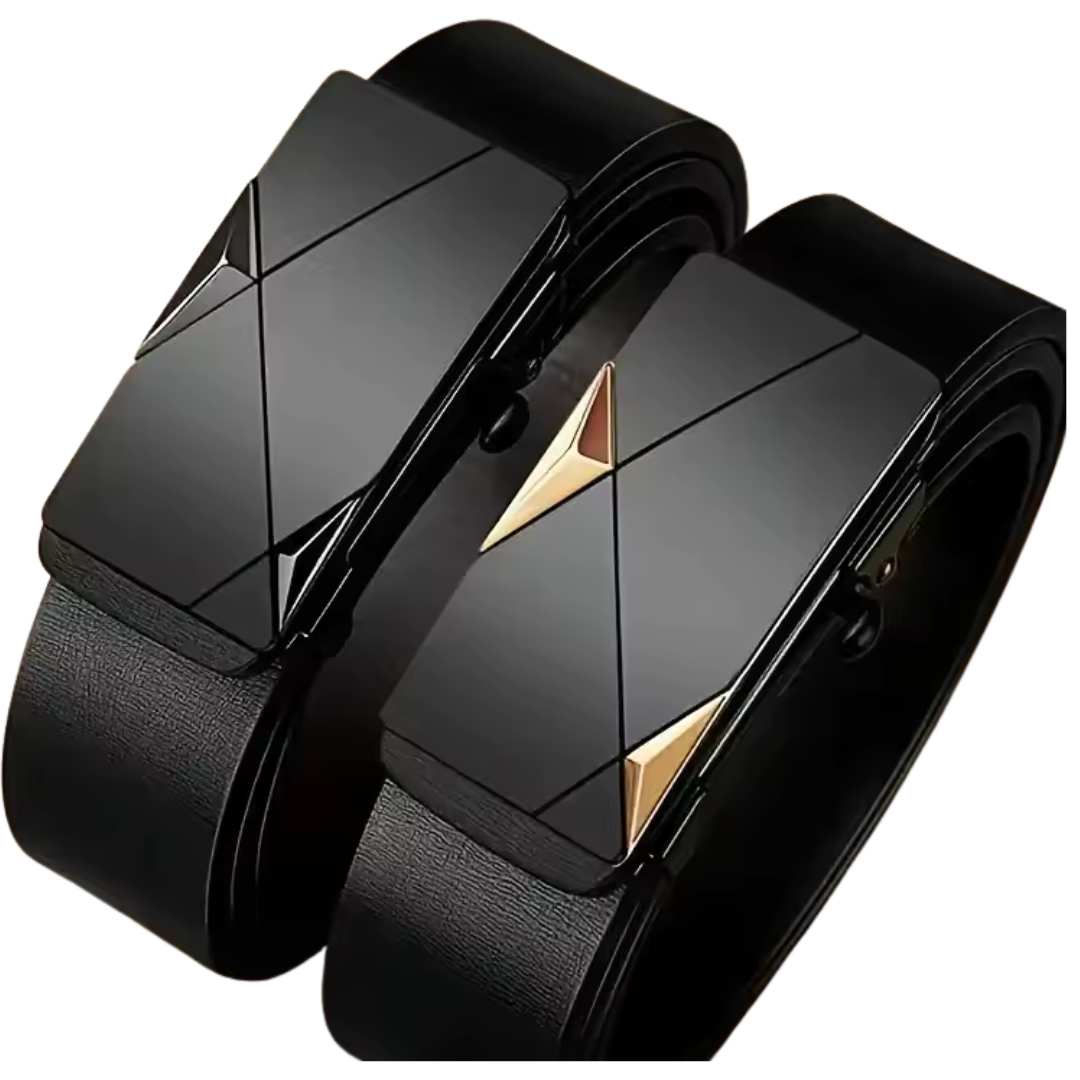 Men's Stylish PU Leather Belt With Automatic Buckle