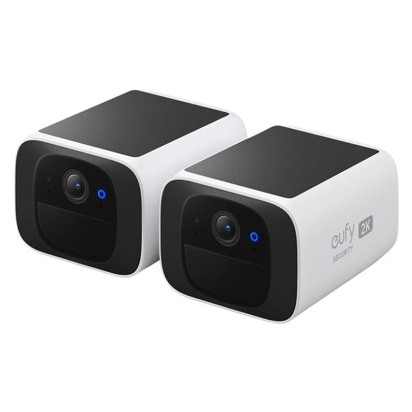 2-Pack Eufy S220 SoloCam Wireless Camera With 2K Video & Solar Recharge