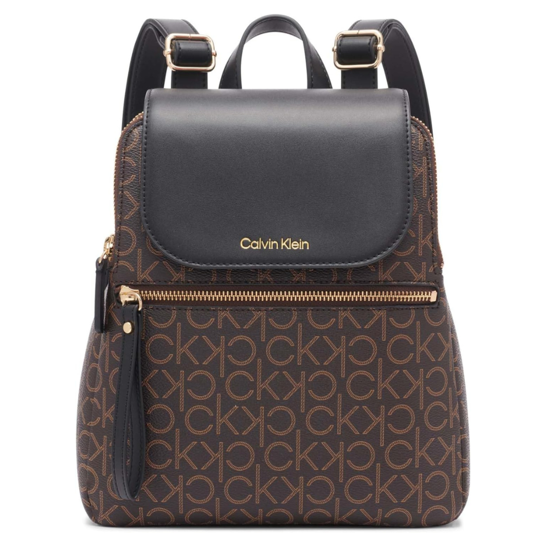 Calvin Klein Reyna Signature Key Item Flap Backpack