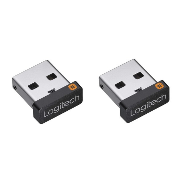 2-Pack Logitech 2.4 GHz Wireless USB Unifying Receiver