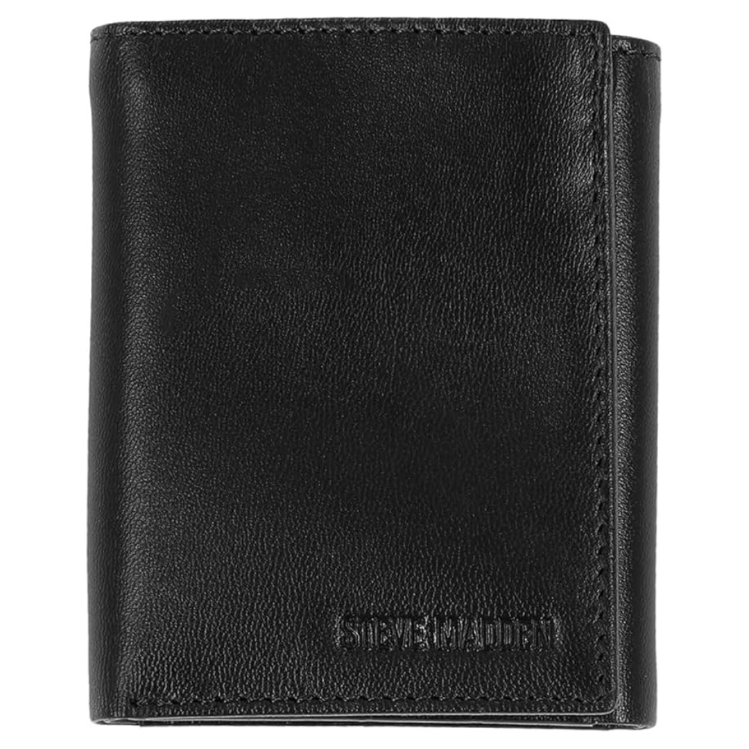 Steve Madden Men's Rfid Trifold Wallet with ID Window