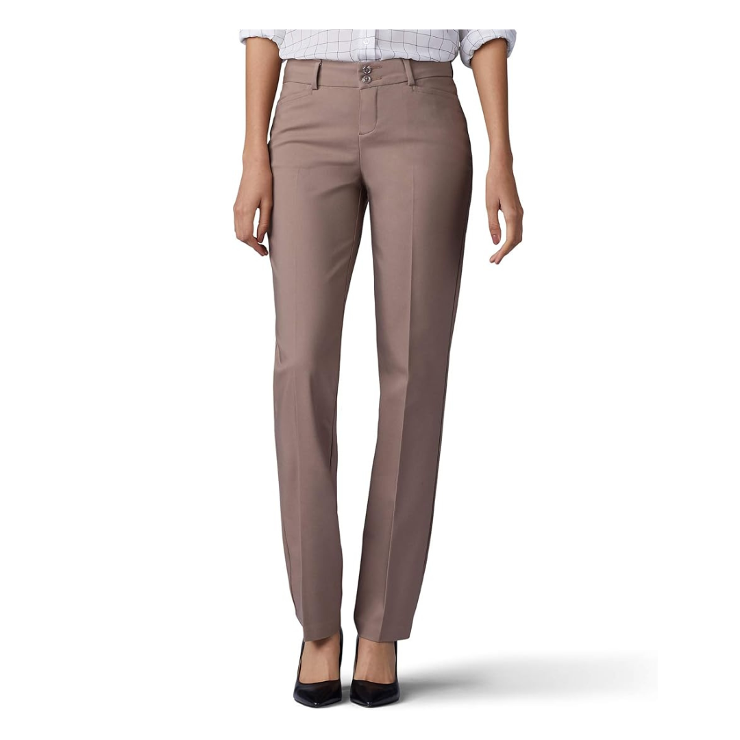 Lee Women's Secretly Shapes Straight Leg Pant