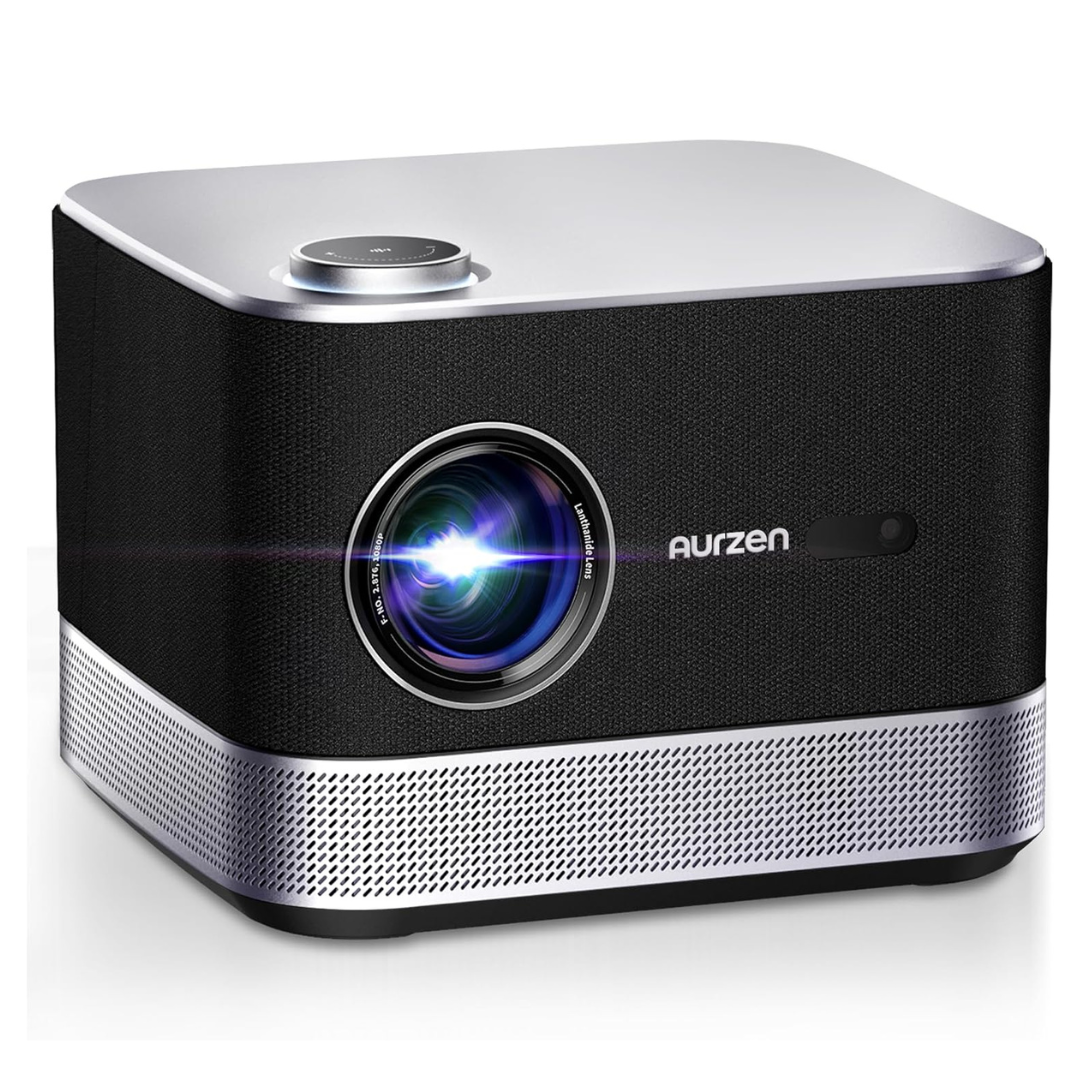 Aurzen Full HD 1080p 500-Lumens All-ln-One Projector