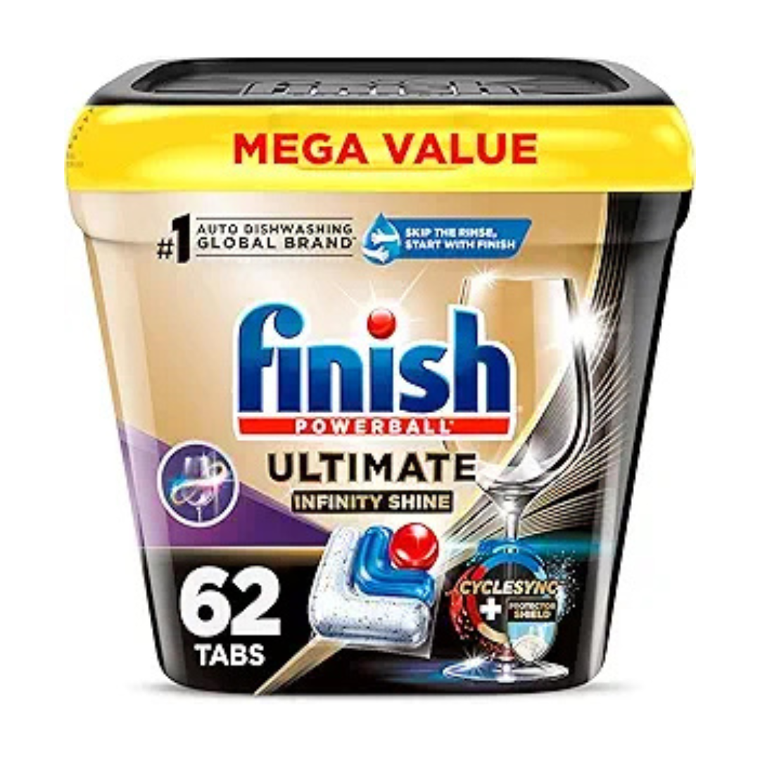 62-Count Finish Ultimate Plus Infinity Shine Dishwashing Pods