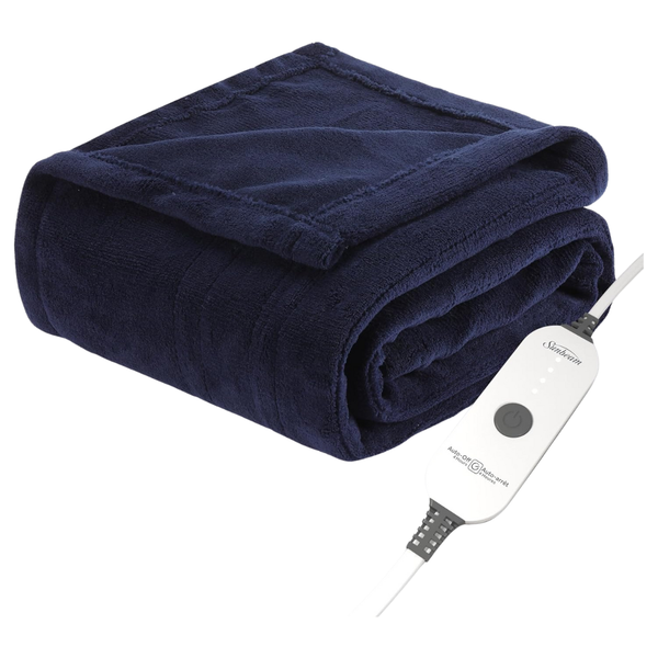 50" x 60" Sunbeam Royal Posh Velvet Heated Throw Electric Blanket