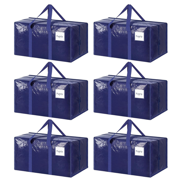 6-Pack Extra Heavy Duty Large Moving Bags