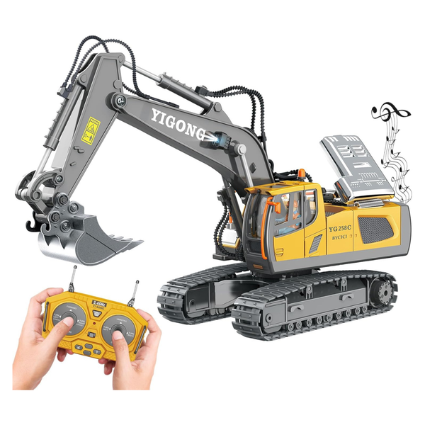 680º Turns Remote Control Excavator Toy