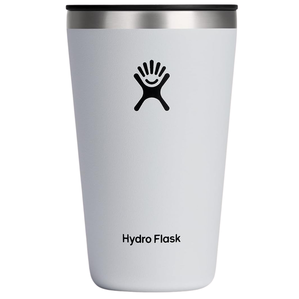 16oz Hydro Flask All Around Tumbler (White)