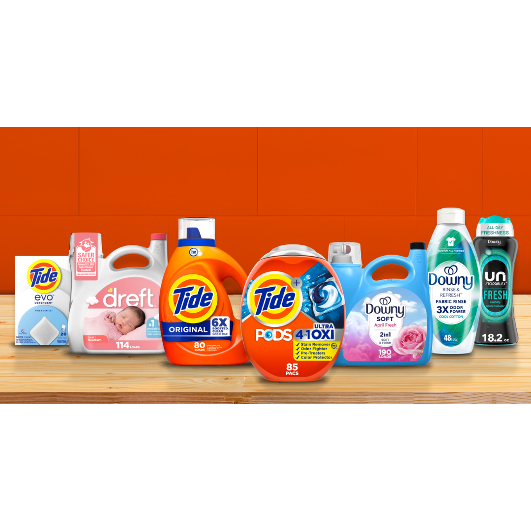 Save 33% When You Buy 1 Detergent & 3 Fabric Enhancers