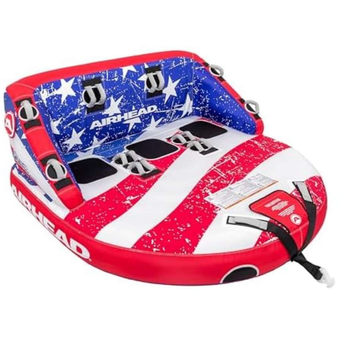 Airhead Super Mable 3-Person Towable Inflatable Boat Tube