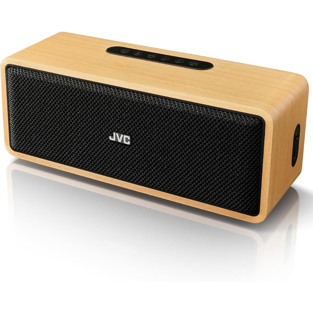 JVC Portable Retro Style Rich Sound Bluetooth Stereo Speaker
