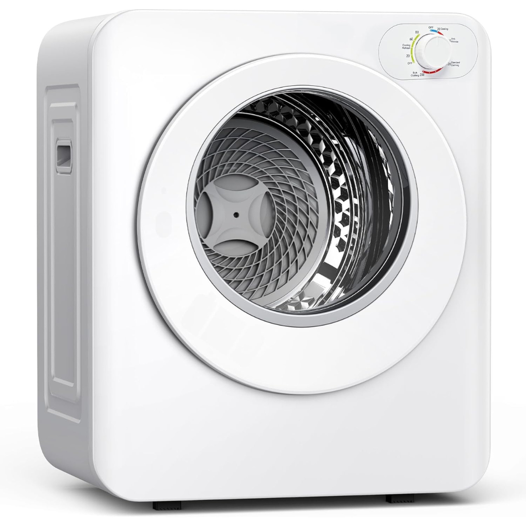 850W Euhomy Portable Clothes 1.5 Cu.Ft. Portable Dryer