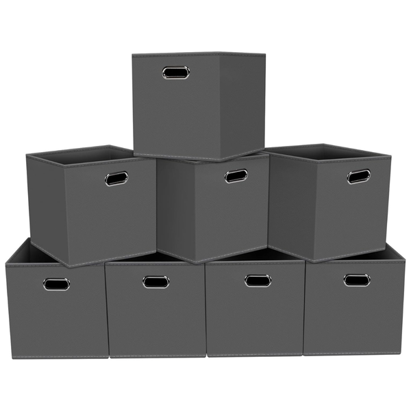 8 Pack Fabric Storage Bins Cubes