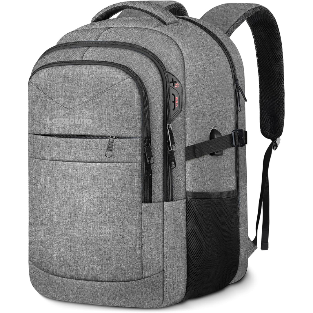 Anti-Theft 15.6" Business Laptop Backpack with USB Port