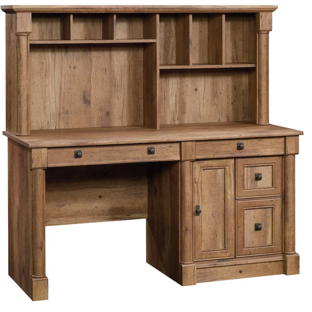 Sauder Palladia Computer Desk with Hutch