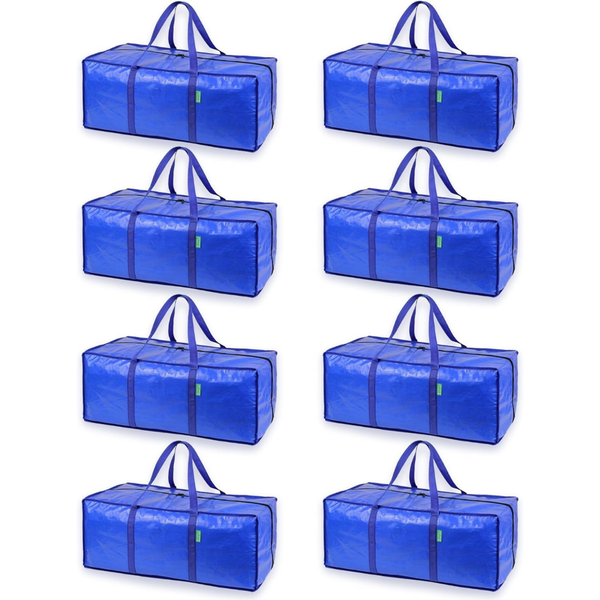 8-Pack 24-Gallon Extra Large Heavy Duty Moving Bags