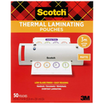 50-Pack 8.9" x 11.4" Scotch Thermal Laminating Pouches
