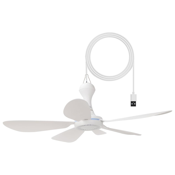 16.5" Detachable Blades 5V USB Portable Ceiling Fan