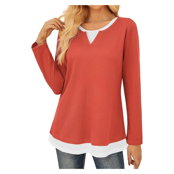 Women's Colorblock Tunics Fashion Tops (Various)