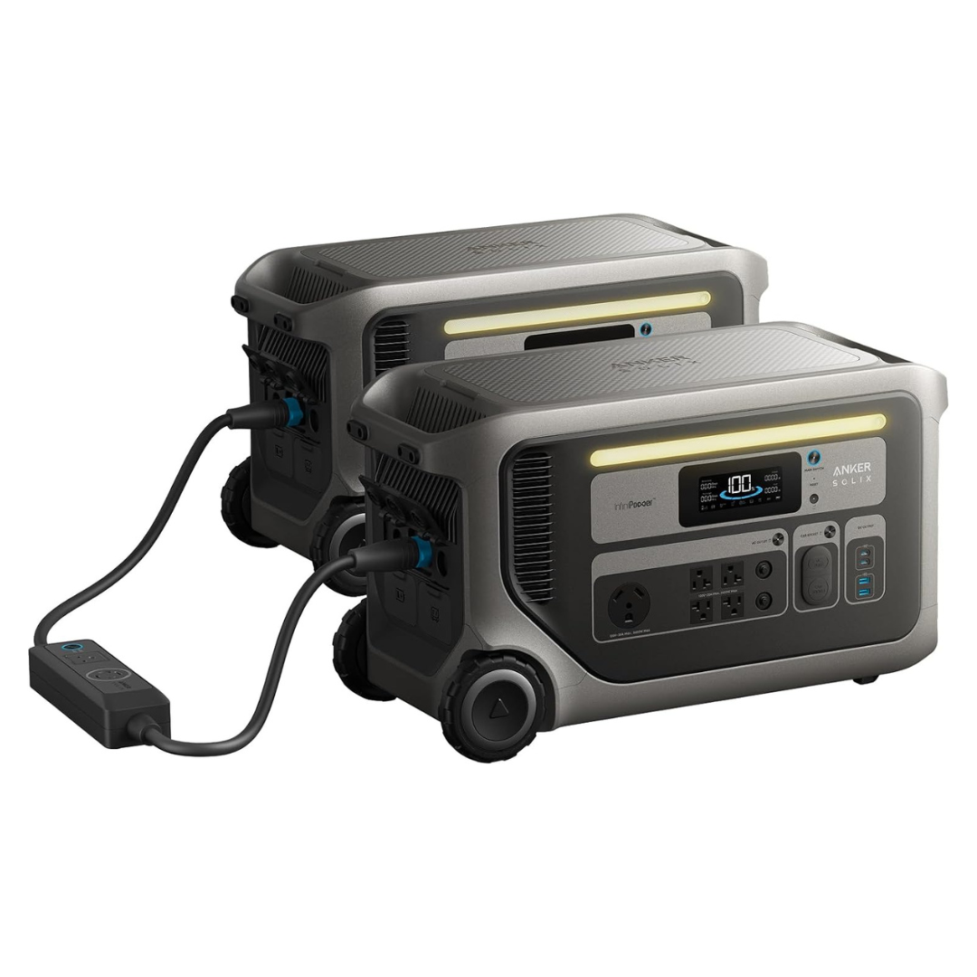 Anker SOLIX F3000 6kWh Portable Power Station With Double Voltage Hub