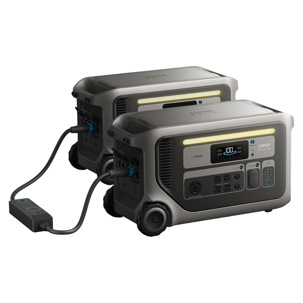 Anker SOLIX F3000 6kWh Portable Power Station With Double Voltage Hub